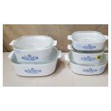 Lot of Vtg Corningware Blue Cornflower A-Series
