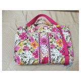 Vera Bradley "Tea Garden" Floral Laptop Bag