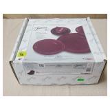 Fiesta Claret 5 Pc Place Setting, NIB
