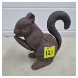 4 5/8" H Cast Iron Squirrel Nutcracker