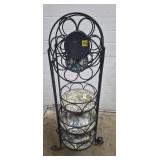 36" Wrought Iron Multi Tier Planter Stand