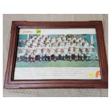 1970 Phildelphia Phillies Team Photograph in frame