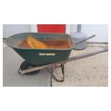 True Temper Green Wheel Barrow