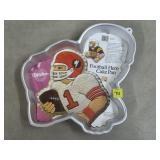 1987 Wilton Football Hero Cake Pan w/ Label