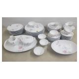 Lot of Vintage Peonie by Summit Fine China MCM