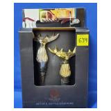 Set of Two Casa Decor Bottle Stoppers
