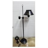 Metal Decorative Floor Lamp & Matching Table Lamp