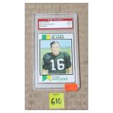 1973 Topps George Blanda Card in EMC Grading