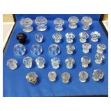 Lot of Assorted Glass Knobs