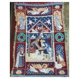 Goodwin Weavers Nativity Tapestry Blanket