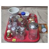 Vtg Glass Shakers, Longabergerware, Kitchen