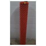Roll of Plastic Orange Safety Barrier Fencing