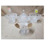 Led Crystal Candy Dish and Baskets