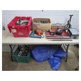 Large Lot of Assorted Tools, Hardware, Jack,