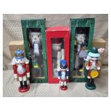 Lot of Assorted Xmas Nutcrackers w/ Boxes