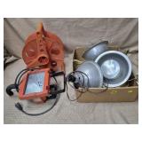 Cord Reel, Assorted Worklights, etc