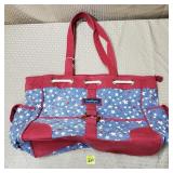 Longaberger Homestead Patriotic Quilted Tote Bag