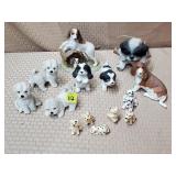 Lot of Assorted Dog Figurines