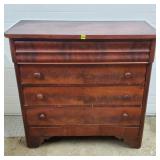 19th Century American Empire Antique Dresser