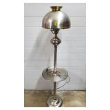 53" H Metal Floor Lamp Side Table