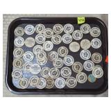 Lot of Vintage Wood Nickels