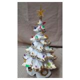 Ceramic Christmas Tree. 19 1/2 inches high