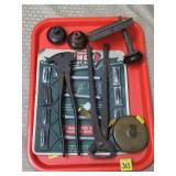 Lot of Vtg Door Handles & Hardware, Measuring