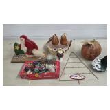 Large Lot of Xmas Decorations, Halloween Decor