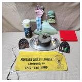 Vtg Panther Valley Lumber Apron, Cast Iron Dutch