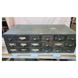 Heavy Duty Industrial Metal Bits Cabinet w/