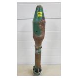 23 1/4" H Vintage Metal Dummy Rocket