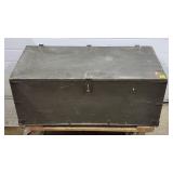 Economy Mfg. Co. US. Gov. Plywood Trunk Locker