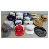 Lot of Vintage Trucker Hats, Assorted Hats & Caps