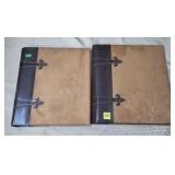 Lot of 2 Suede Photo Albums, OLD NEW STOCK