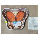 1987 Wilton Butterfly Cake Pan w/ Label & Booklet