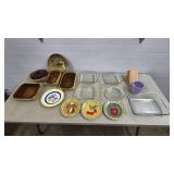 Lot of Anchor Hocking, Pyrex Bakeware, Vtg HH Decr