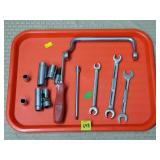 Assorted Snap-on Wrenches and Screwdriver