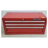 Craftsman Red Metal Tool Box w/ Contents