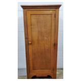 Antique Primitive Wood Chimney Storage Cabinet