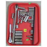 Lot of Craftsman, Assorted Socket Wrenches &