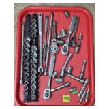 Lot of Craftsman Socket Wrenches, Assorted Sockets
