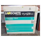 Vintage Samsonite Folding Table w/ Original Box