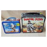 Vtg Hopalong Cassidy, The Lone Ranger Tin Lunchbox