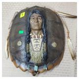 Native American Turtle Shell Resin Hanging Art