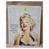 Marilyn Monroe Tin Sign
