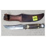 Vtg Hubertus Original Buffalo Skinner Knife
