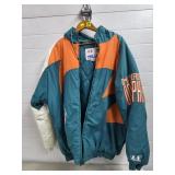 Logo Athletic Miami Dolphins Jacket, Size XL