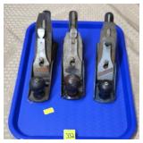 Lot of Vtg Stanley & Craftsman Bench Planes