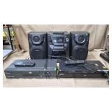 Panasonic 5 Speed Disc Stereo System, Sony Blu-Ray