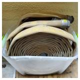 Lot of 2 Fire Hoses 2.5" x 50ft